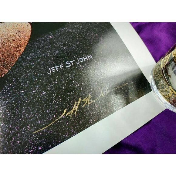 1990s Y2K Jeff St. John Southwestern Potter Native American Indian Signed Print - Picture 6 of 7